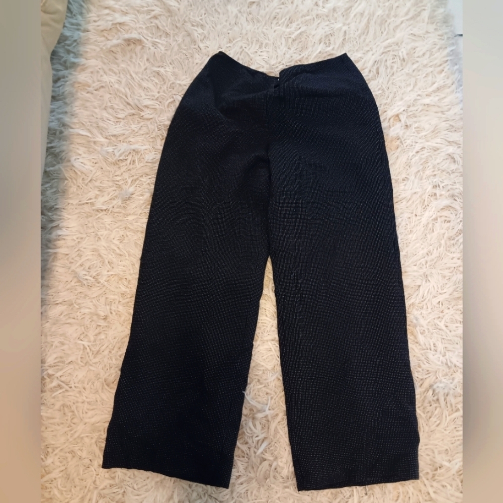 Talbots Black Polka Dot Women's Holiday Dress pants size 8